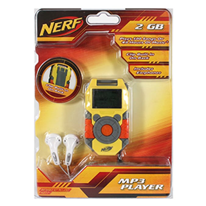 Nerf 2GB MP3 Player Home Bargains