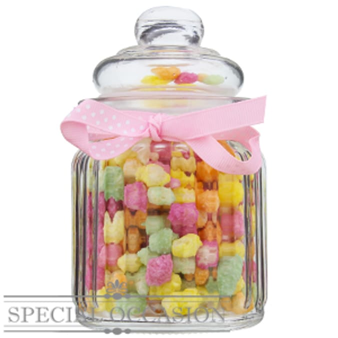 Special Occasion Small Glass Sweet Jar (Case of 24) wedding party