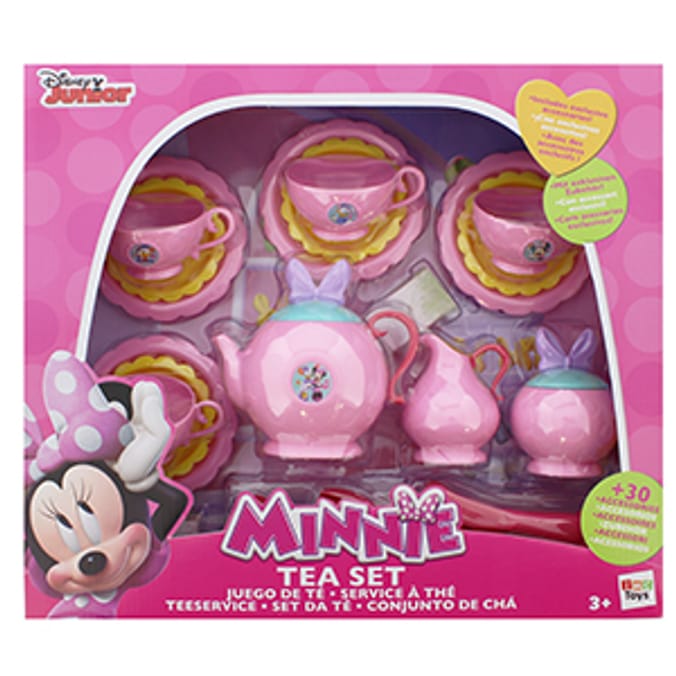 Disney Minnie Mouse Bow tique Tea Set Home Bargains