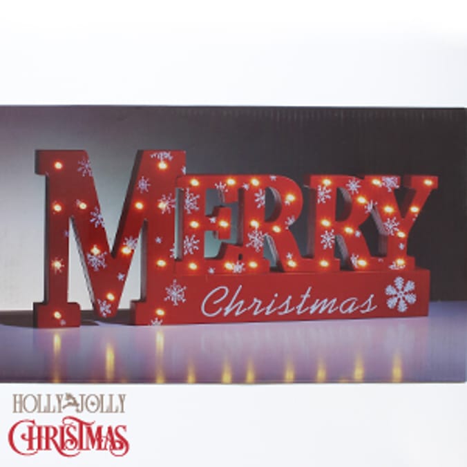 Merry Christmas Table Top Sign