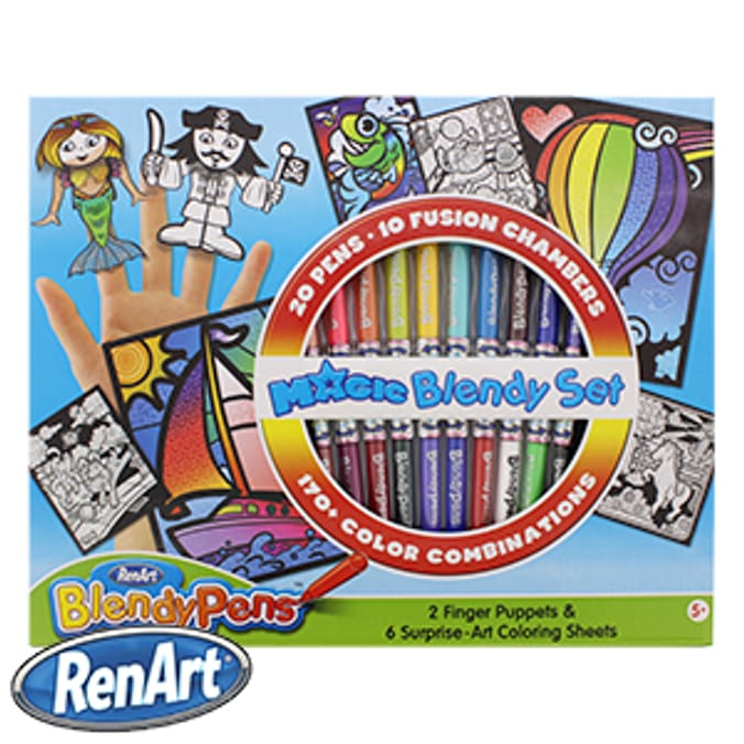 Blendy Pens: Magic Blendy Finger Puppet Surprise Set