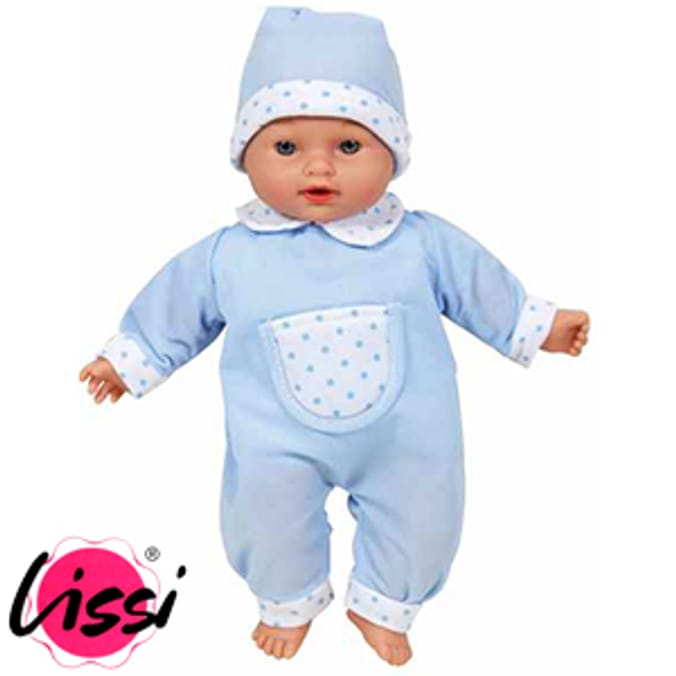 Lissi Baby Doll with Sounds: Blue