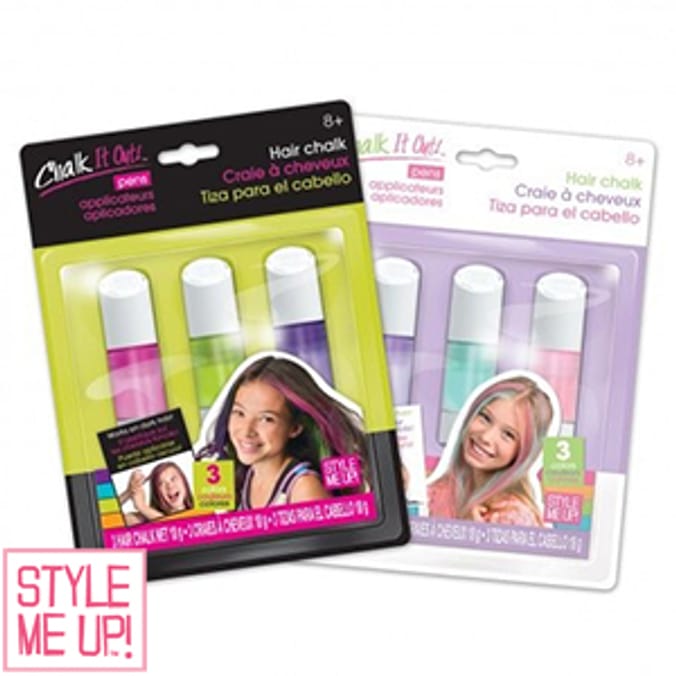 Chalk It Out! Hair Chalk Pens (Set of 2 Packs) fashion hair colour dye