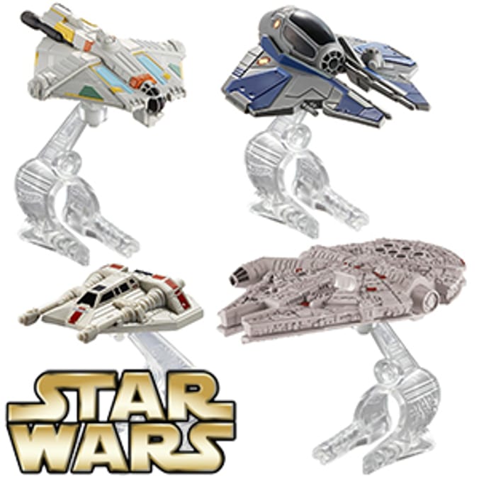 Star Wars Hot Wheels: Hero Starship Die-Cast Vehicles