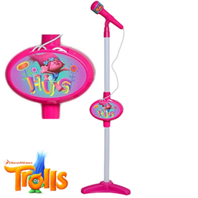 Trolls Karaoke Microphone and Stand