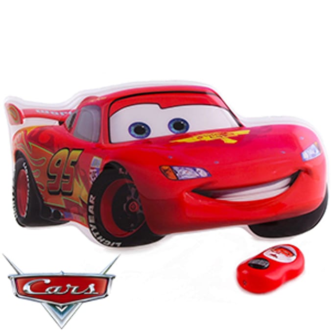 Lightning McQueen Interactive Wall Character Disney Cars wall friends Disney interactive childrens bedroom accessory talk light phrase Home Bargains