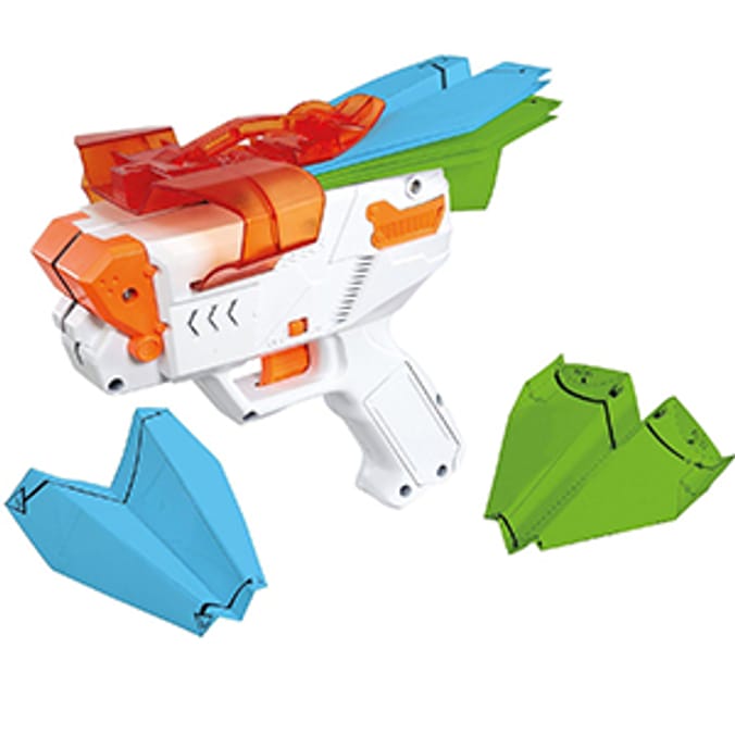 Paper Plane Shooter automatic gun paper aeroplanes Home Bargains