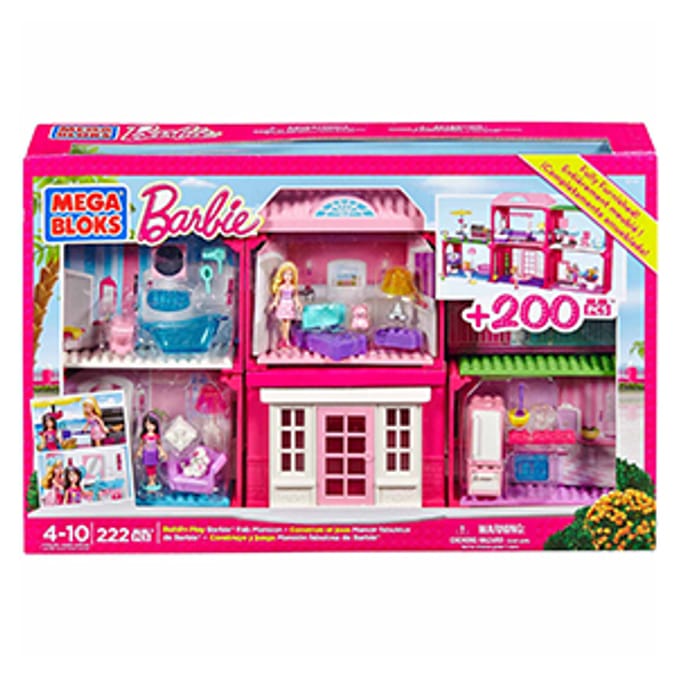 Barbie Mega Bloks Fab Mansion Home Bargains