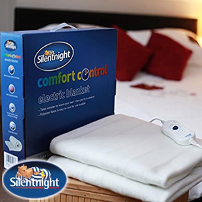 Silentnight Comfort Control Electric Blanket warm bed homeware bedroom duvet mattess Home Bargains