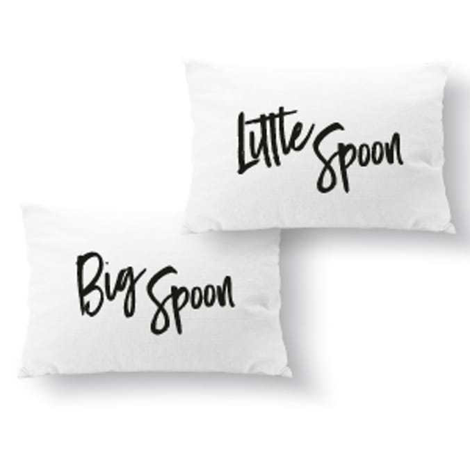 Big spoon little spoon best sale pillow cases