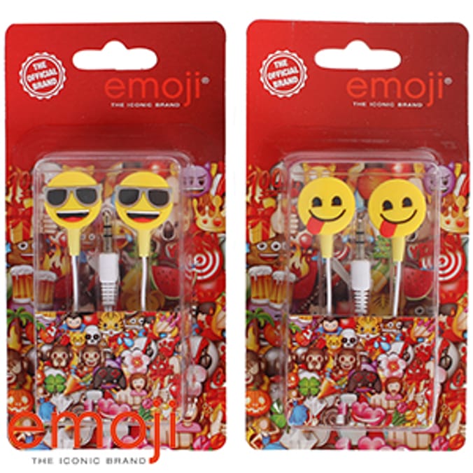 Emoji Earphones Assorted headphones music face smiley crying