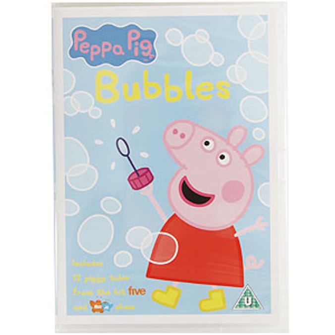 Peppa Pig Bubbles DVD, peppa pig, dvds, pepa pig Home Bargains