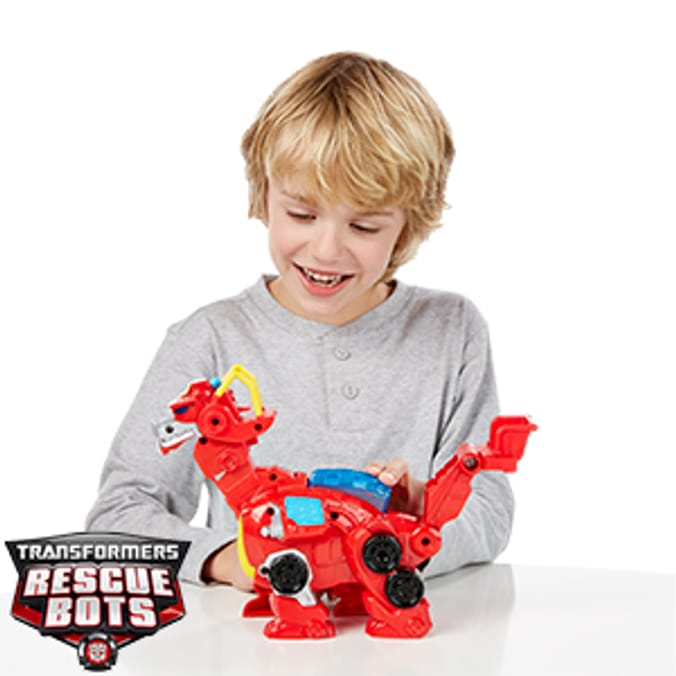 Transformers Rescue Bots Heatwave Rescue Dinobot hasbro dino bot