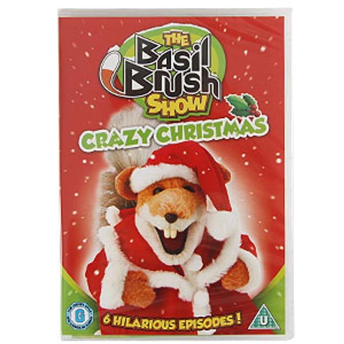 Basil Brush Crazy Christmas DVD Home Bargains