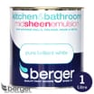 Berger Mid-Sheen Emulsion Pure Brilliant White 1L (K&B)