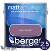 Berger Matt Emulsion: Berry Boost 2.5L