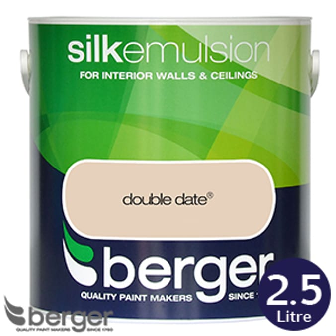 Berger Silk Emulsion Double Date 2.5L paint emulsion vinyl diy feature wall paint, paints, wall