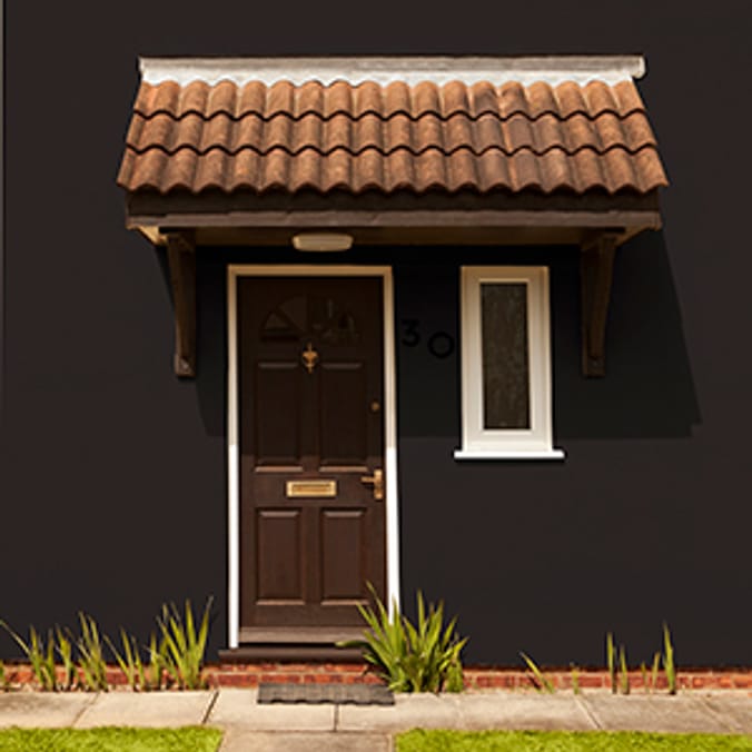 Berger Weathercoat Smooth Masonry Black 5L paint, paints, wall paints