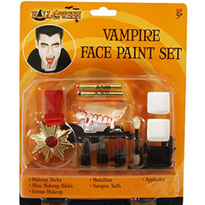 Halloween Face Paint Set Vampire Home Bargains