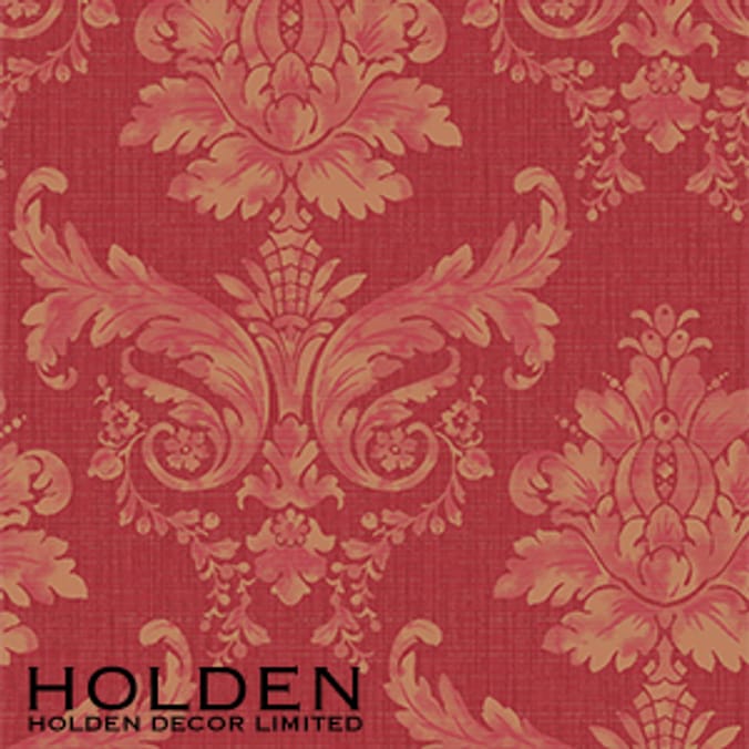 K2 Textured Wallcovering Langley Red Damask home decor, decorate, wall