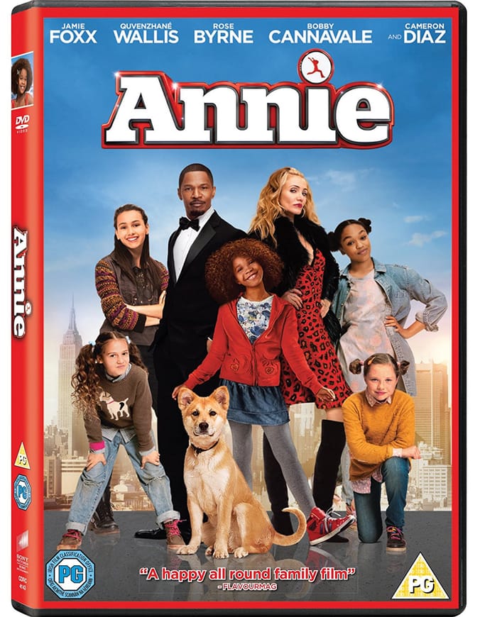 Annie DVD (2014) new remake modern quvenzhane wallis jamie foxx | Home ...