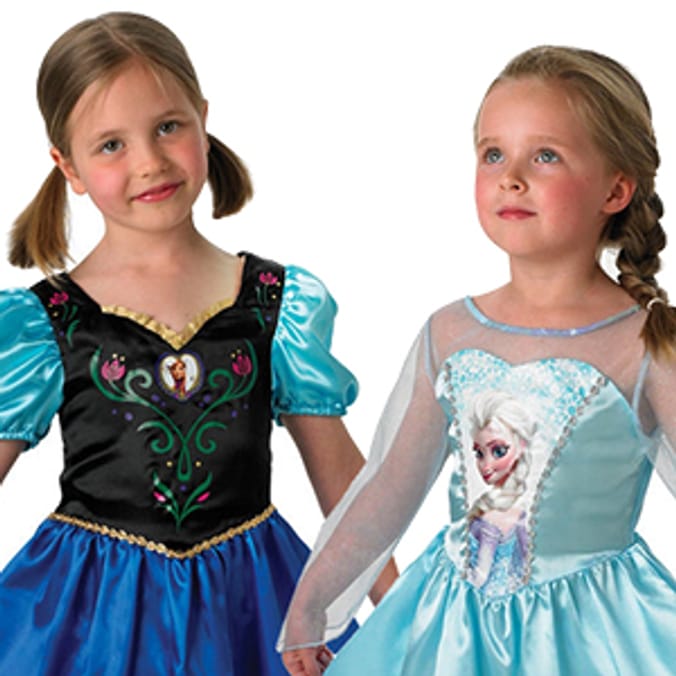 Disney Frozen Anna and Elsa Dresses (Double Pack) 2 pack boxed gift