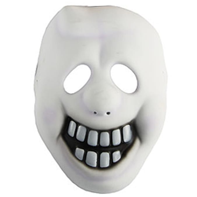 Halloween Kids Mask Smiling Ghost Home Bargains