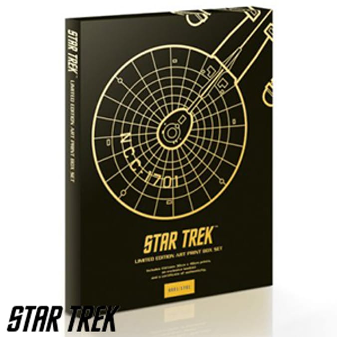 Star Trek Limited Edition Art Print Box Set juan ortiz certificate