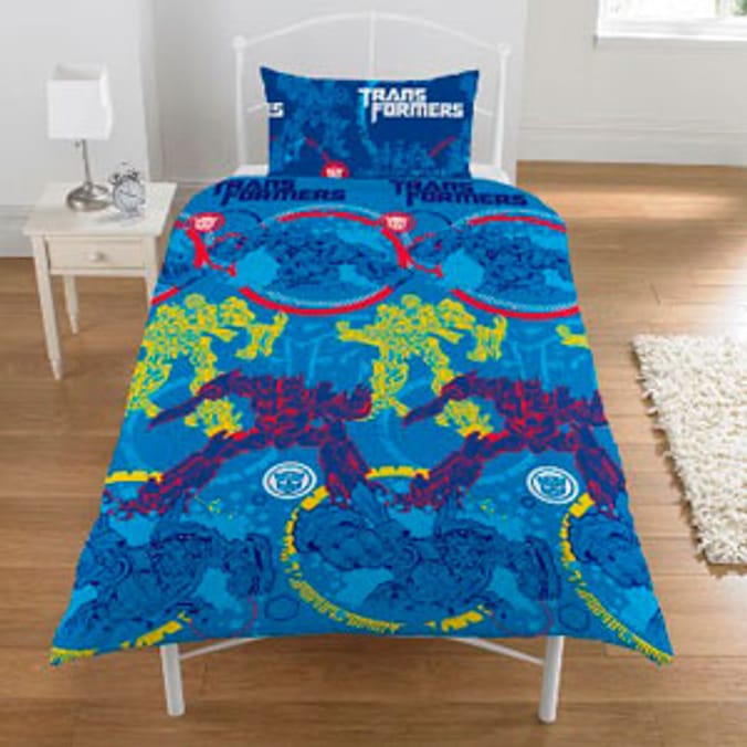 Transformers Single Duvet and Pillowcase Set Home Bargains