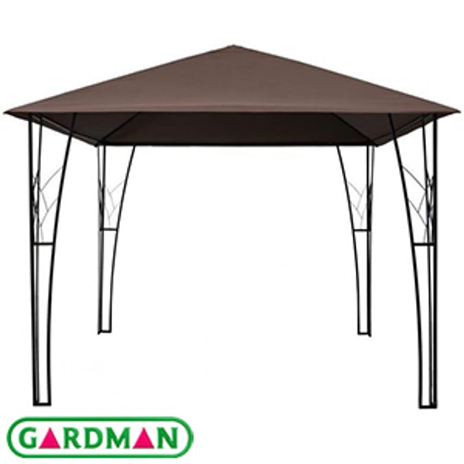 Gardman Richmond Mocha Gazebo brown garden outdoor furniture