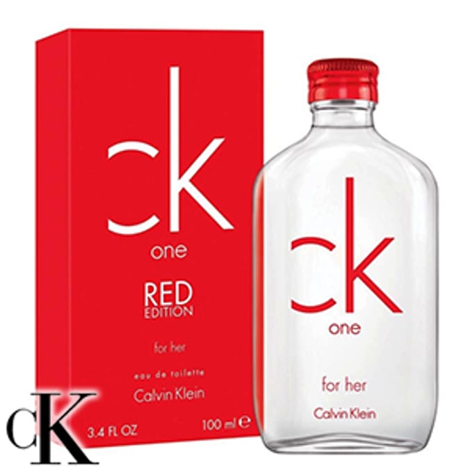 Ck one red for her sale boots