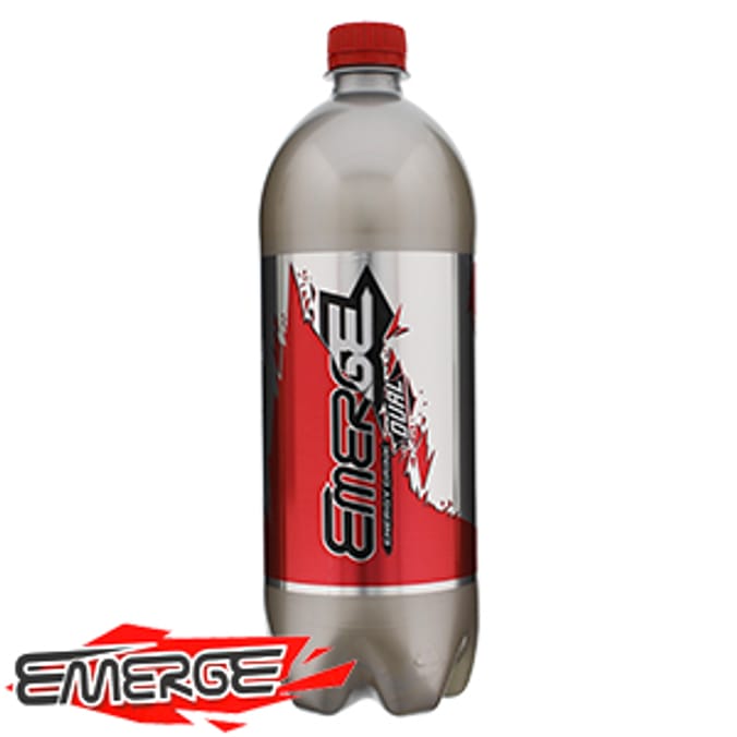 Emerge Dual 1 Litre Energy Drink Bottles (Case of 12) red bull energy