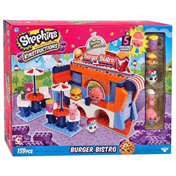 Shopkins Burger Bistro Playset play figures lego blocks bricks Home