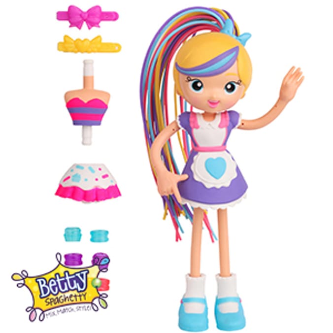 Betty Spaghetty Doll mix match doll creative betty spaghetti popstar fairy chef cupcake hula beach zoey princess ballet betty Home Bargains