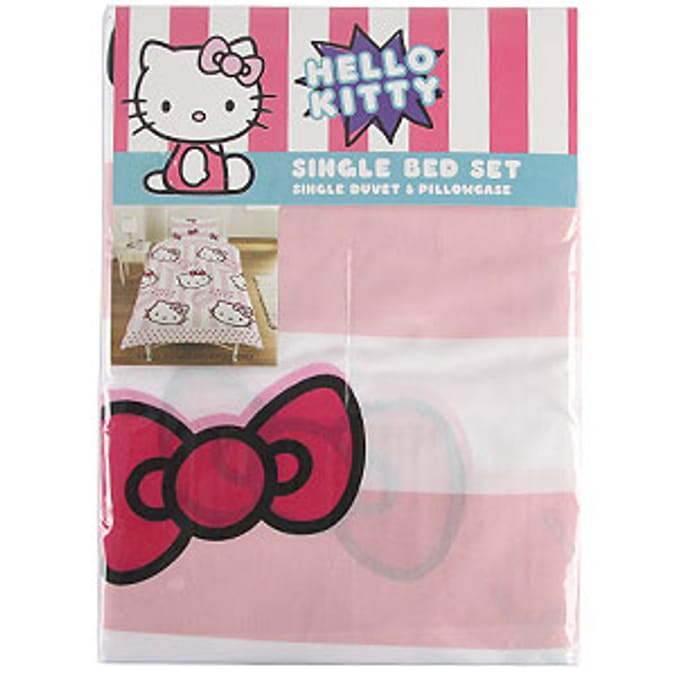 Hello Kitty Single Duvet and Pillowcase Set