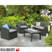 Allibert: Carolina Graphite Lounge Set