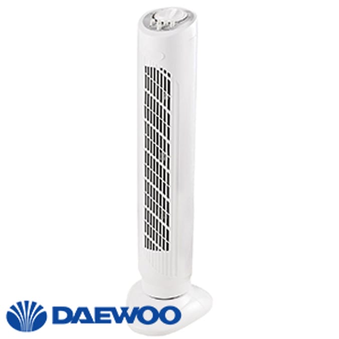 Daewoo Tower Fan fans, cooling fans, tall fans, desk fans Home Bargains