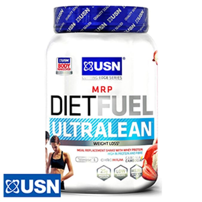 USN Diet Fuel Ultra Lean Shake: Strawberry Cream 1kg