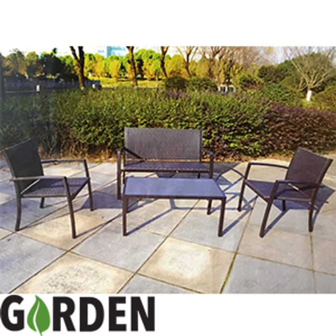 Home bargains table and store chairs garden