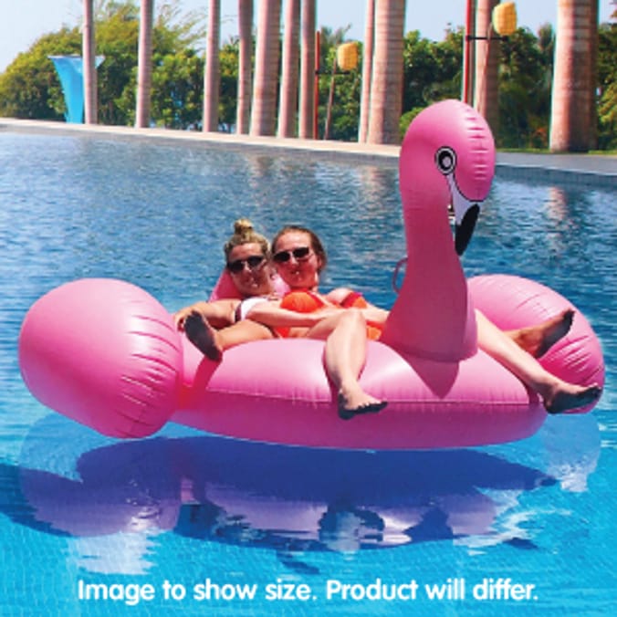 Pink swan hot sale pool float