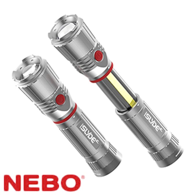 Nebo SLYDE 2-in-1 Flashlight & Worklight Torch 4750 LUX LED 250 