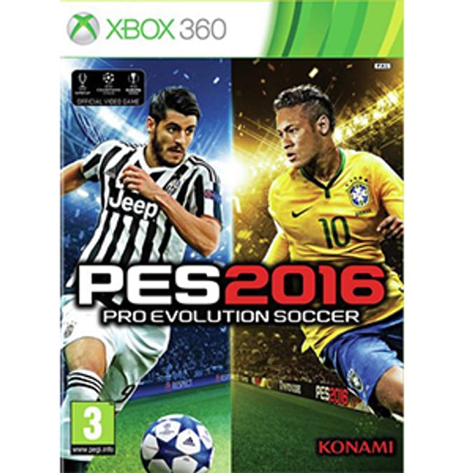 XBOX 360 PES 2016 Pro Evolution Soccer video game European football