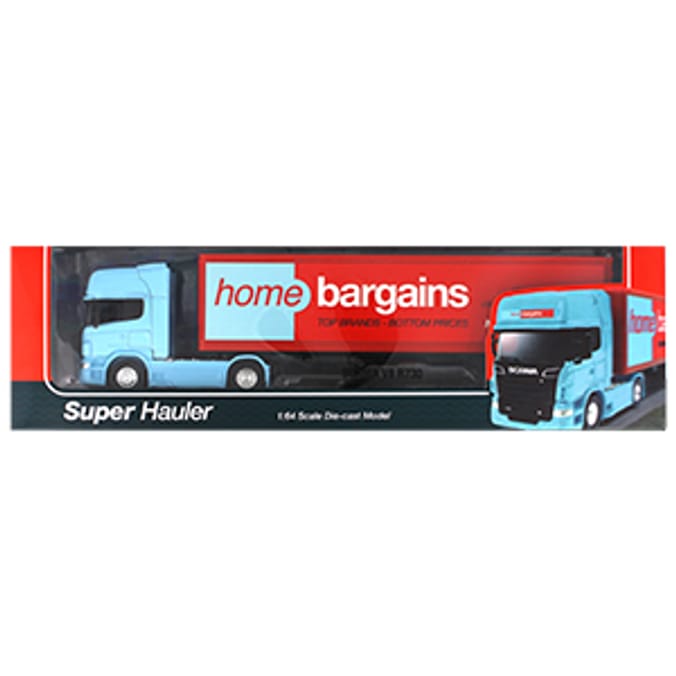 Home Bargains DieCast Model Super Hauler truck hgv lorry vehicle