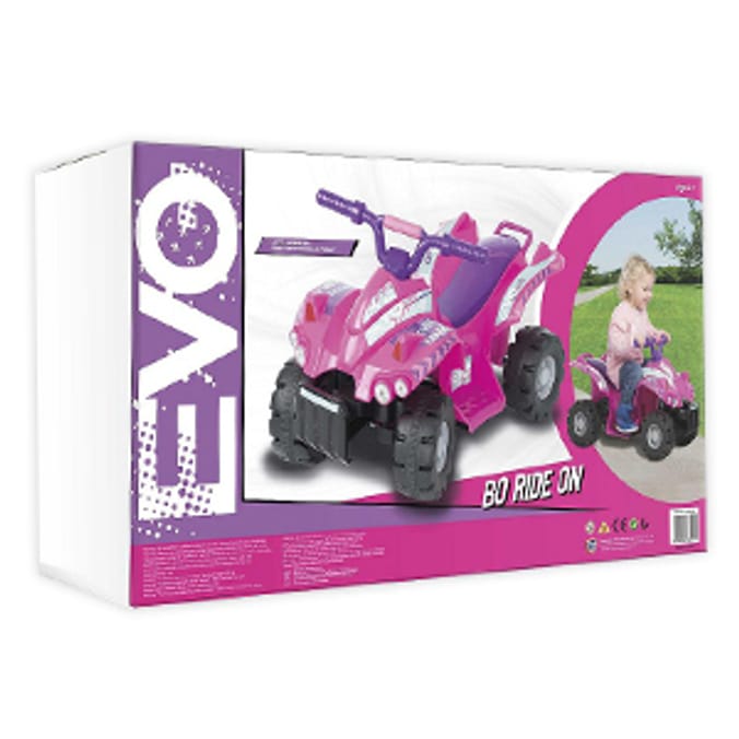 Evo volt 6v electric ride deals on quad