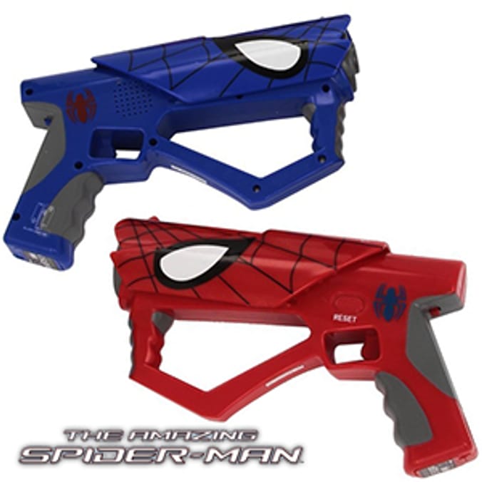 Marvel Ultimate SpiderMan Laser Blasters spider man spiderman lazer