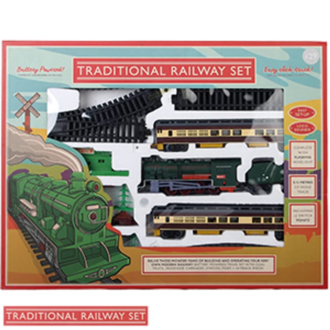 Traditional train sales set