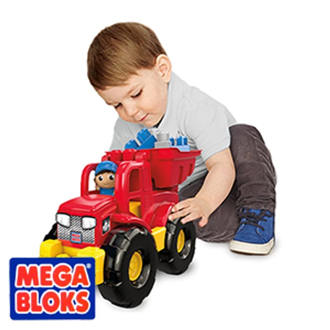 Mega bloks transforming store dump truck