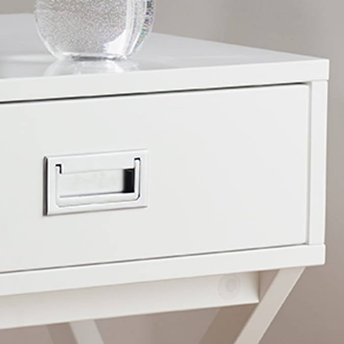 Home bargains deals white side table