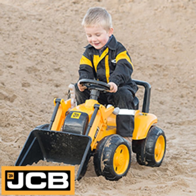 Toy jcb battery clearance ride on digger