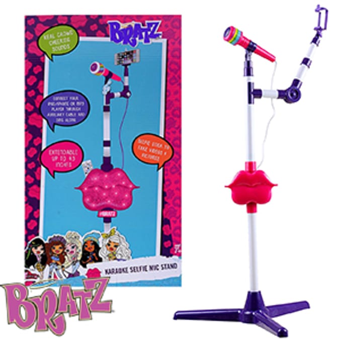 Bratz Karaoke Selfie Mic Stand Home Bargains